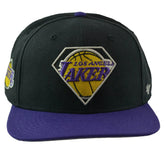 Los Angeles Lakers Black Carat Captain Snapback Hat by '47 – NBA Adjustable Style